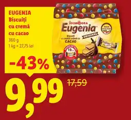 Lidl Eugenia biscuiti cu cremă cu cacao Ofertă