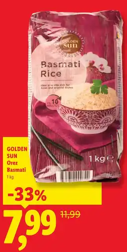 Lidl Golden Sun Orez Basmati Ofertă