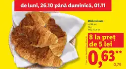 Lidl Mini croissant Ofertă
