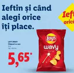 Lidl Lay's wavy Ofertă