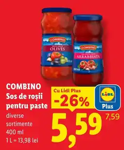 Lidl Combino sos de roșii pentru paste Ofertă
