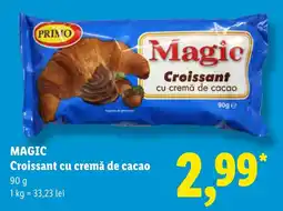 Lidl Primo Magic Croissant cu cremă de cacao Ofertă