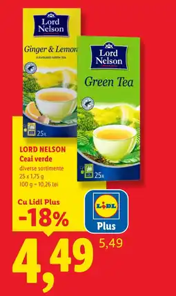 Lidl Lord nelson ceai verde Ofertă