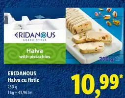 Lidl Eridanous halva cu fistic Ofertă