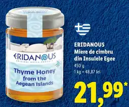 Lidl Eridanous miere de cimbru din insulele egee Ofertă