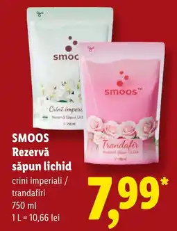Lidl smoos rezervă săpun lichid crini imperiali / trandafiri Ofertă