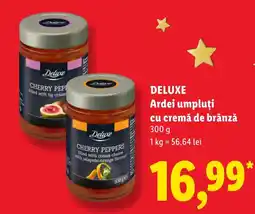 Lidl Deluxe ardei umpluți cu cremă de brânză Ofertă