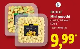 Lidl Deluxe mini gnocchi clasici / tricolori Ofertă