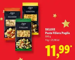 Lidl Deluxe Paste Filiera Puglia Ofertă
