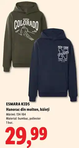 Lidl Esmara Kids Hanorac din molton, băieți Ofertă