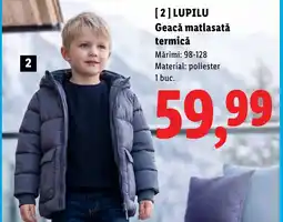 Lidl Lupilu Geacă matlasată termică Ofertă