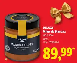 Lidl Deluxe Miere de Manuka Ofertă