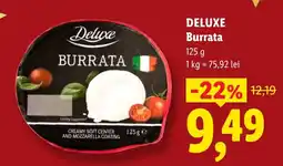 Lidl Deluxe Burrata Ofertă