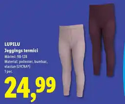 Lidl Lupilu Jeggings termici Ofertă