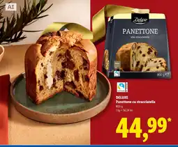 Lidl Deluxe Panettone cu stracciatella Ofertă