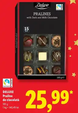 Lidl Deluxe praline de ciocolată Ofertă
