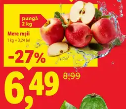 Lidl Mere roșii Ofertă