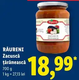 Lidl Răureni zacusca țărănească Ofertă