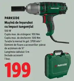 Lidl Parkside masina de inșurubat cu impact tangențial Ofertă