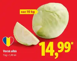 Lidl Varză albă Ofertă