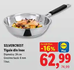 Lidl Silvercrest tigaie din inox Ofertă