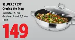 Lidl Silvercrest cratiță din inox Ofertă
