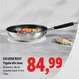 Lidl Silvercrest tigaie din inox Ofertă
