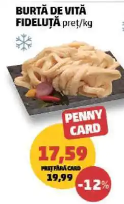 Penny Burtă de vită fideluță Ofertă