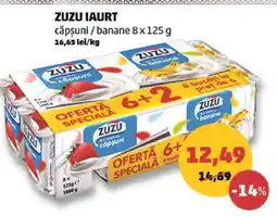 Penny Zuzu Iaurt căpșuni / banane 8 x 125 g Ofertă