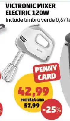 Penny VICTRONIC MIXER ELECTRIC 120W Ofertă
