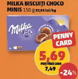 Penny Milka Biscuiți Choco Minis Ofertă