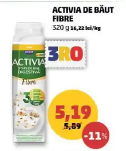Penny ACTIVIA DE BĂUT FIBRE Ofertă