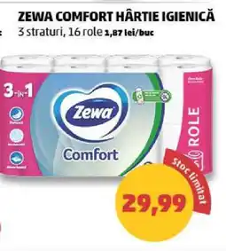 Penny ZEWA COMFORT HÂRTIE IGIENICĂ Ofertă