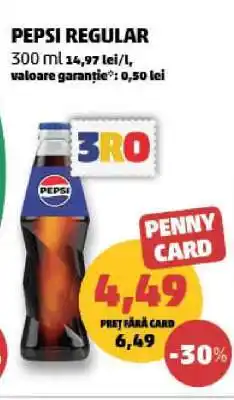Penny PEPSI REGULAR Ofertă