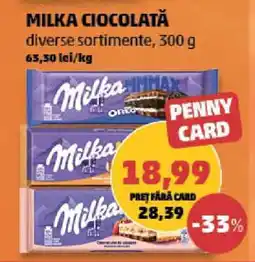 Penny MILKA CIOCOLATĂ Ofertă