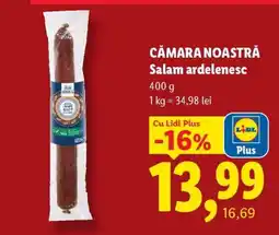 Lidl Cămara Noastră Salam ardelenesc Ofertă
