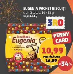 Penny EUGENIA PACHET BISCUIȚI Ofertă