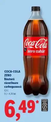 Lidl Coca-Cola zero Ofertă