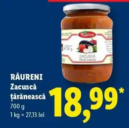 Lidl Râureni Zacuscă țărănească Ofertă