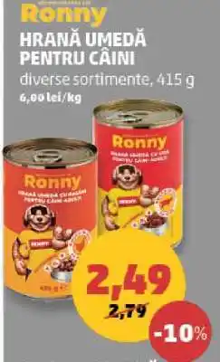 Penny Ronny Hrană Umedă pentru Câini Ofertă