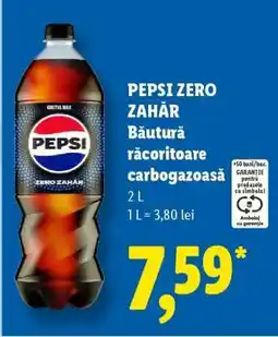 Lidl PEPSI Zero Zahăr Ofertă
