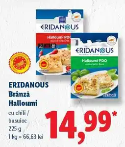 Lidl ERIDANOUS Brânză Halloumi Ofertă