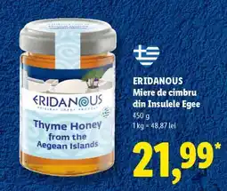 Lidl ERIDANOUS Miere de cimbru din Insulele Egee Ofertă