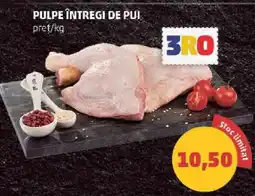 Penny Pulpe întregi de pui Ofertă