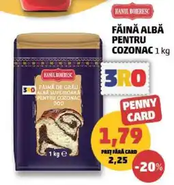 Penny Făină albă pentru cozonac 1 kg Ofertă