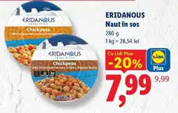 Lidl ERIDANOUS Naut în sos Ofertă
