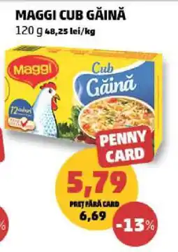 Penny MAGGI CUB GĂINĂ Ofertă