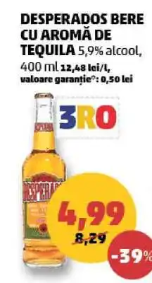 Penny Desperados Bere cu Aromă de Tequila Ofertă
