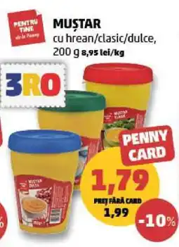 Penny Muștar cu hrean/clasic/dulce Ofertă