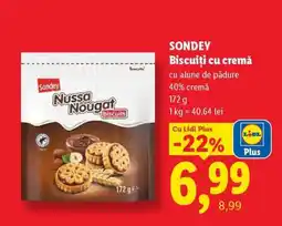 Lidl SONDEY Biscuiți cu cremă Ofertă
